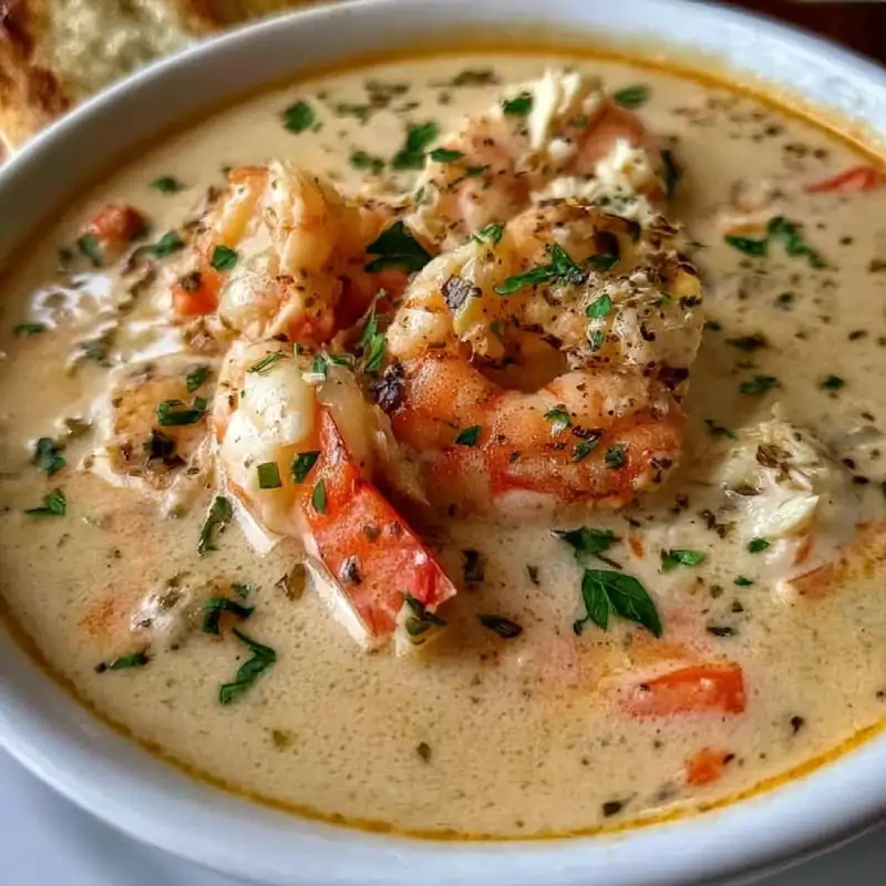 Crab and Shrimp Seafood Bisque