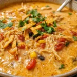 Creamy Chicken Tortilla Soup