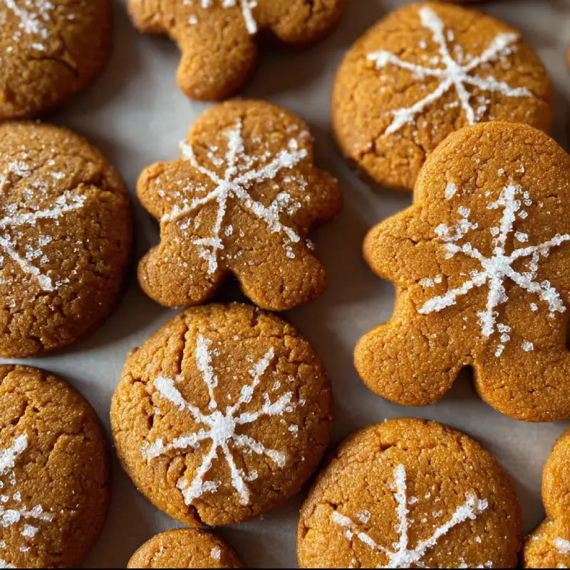 Chewy Gingerbread Cookies