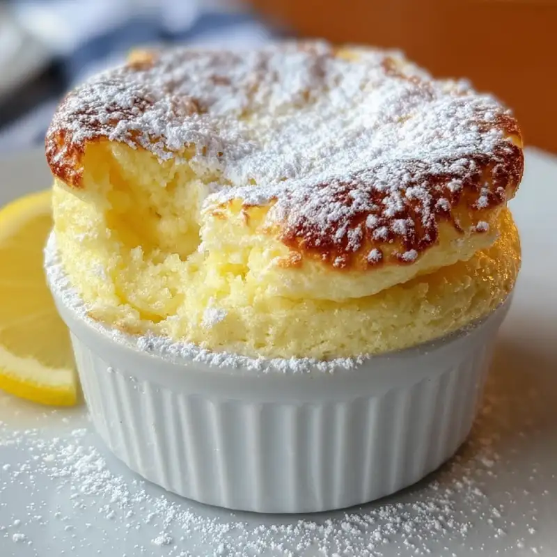 Meyer Lemon Soufflé