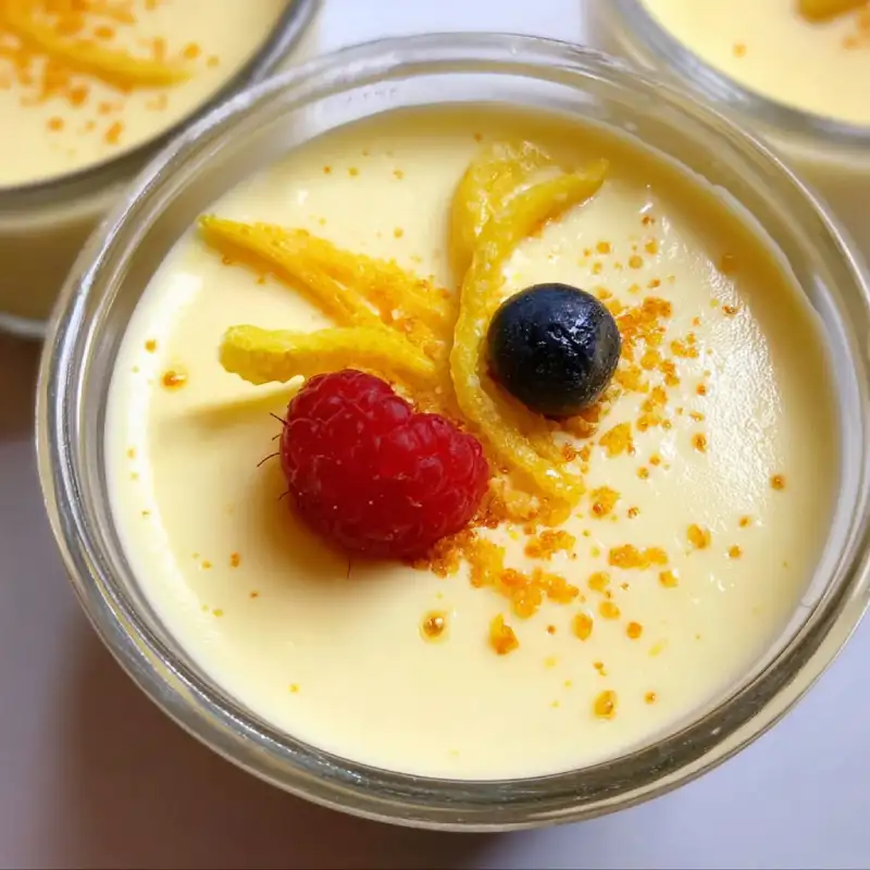 Tangy Meyer Lemon Posset