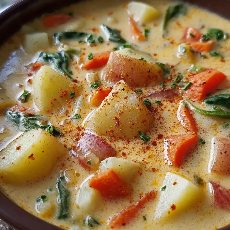 Creamy Cajun Potato Soup
