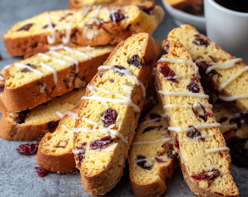 Cranberry Orange Biscotti