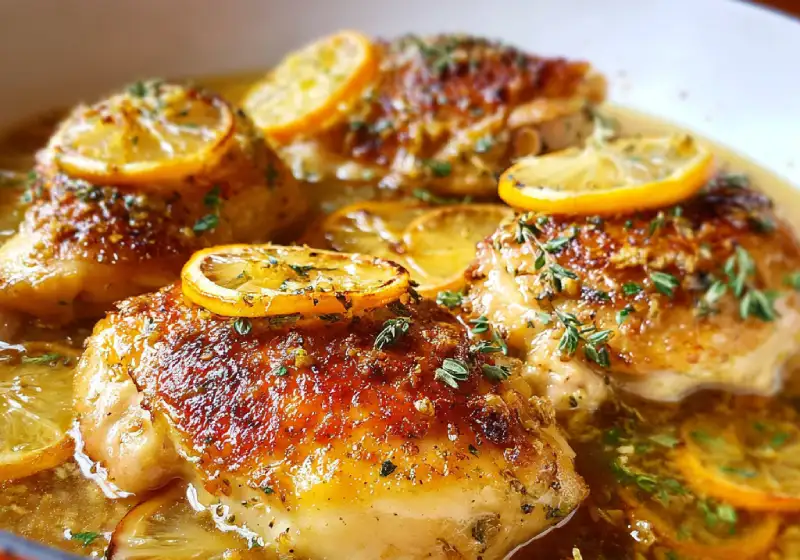 Mouthwatering Meyer Lemon Chicken