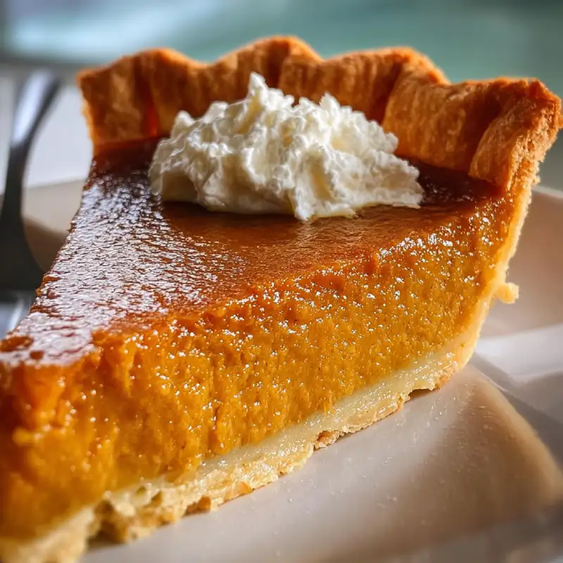 Classic Fresh Pumpkin Pie