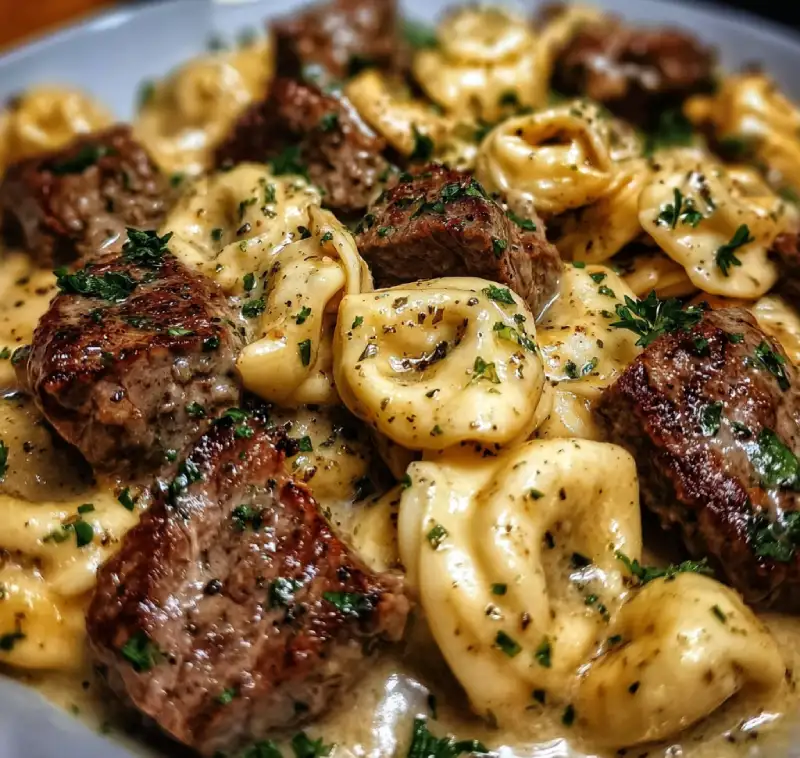 Garlic Steak Tortellini