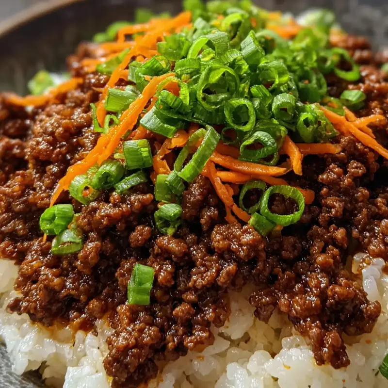 Korean Ground Beef Bowl