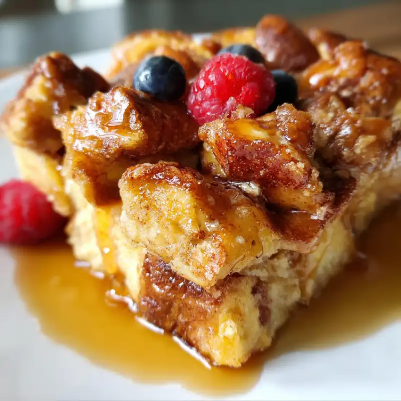 Slow Cooker French Toast Casserole