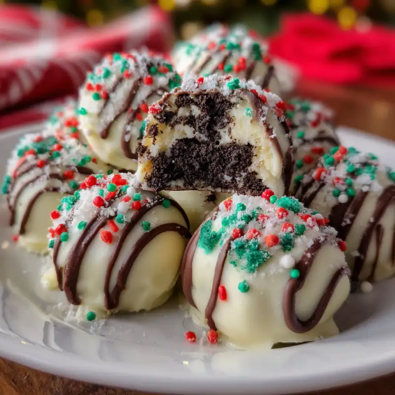 Christmas Oreo Balls