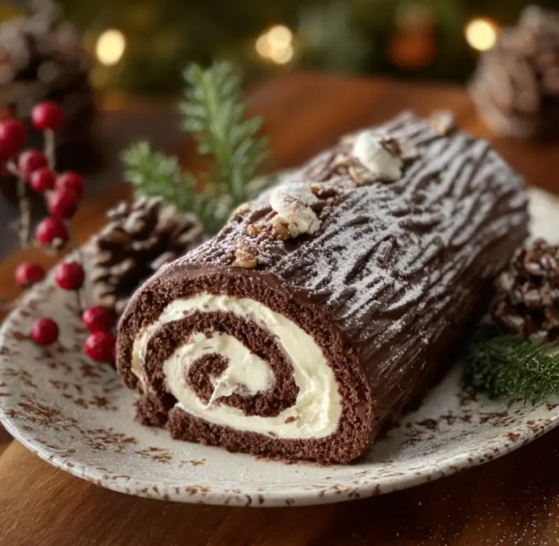classic Yule log
