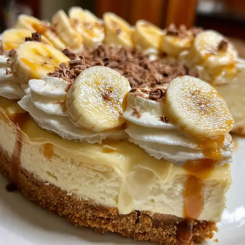 Banana Cream Cheesecake