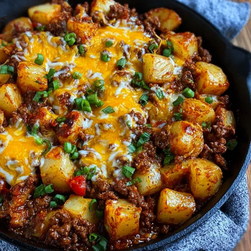 Sloppy Joe Potato Skillet