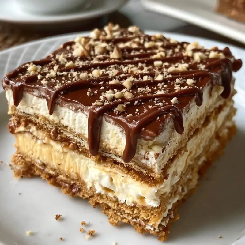 No-Bake Coffee Butter Cake