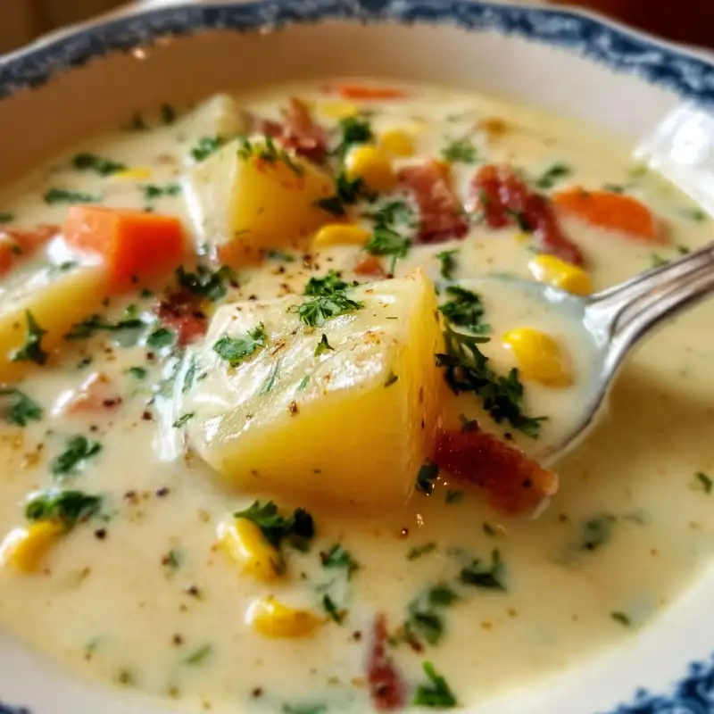 Easy Creamy Potato Soup