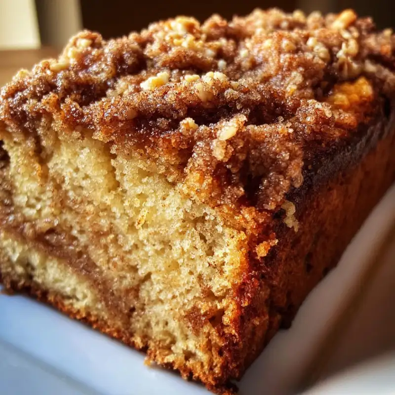 Cinnamon Crumb Banana Bread