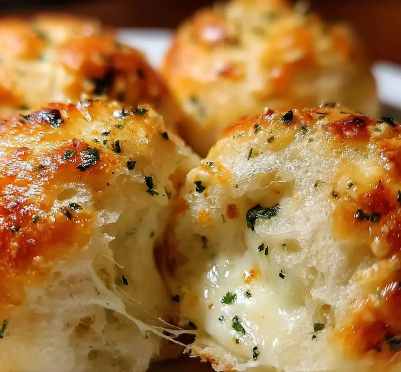 Garlic Cheese Bombs