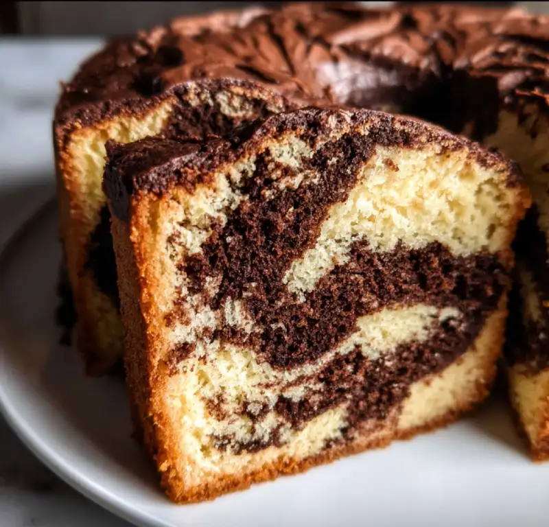 Homemade Marble Cake