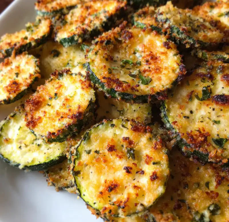 Crispy Baked Zucchini Chips