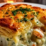 Cheddar Bay Biscuit Seafood Pot Pie