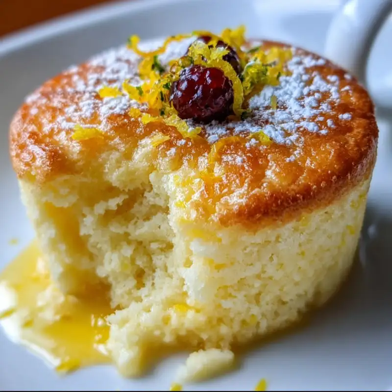 Lemon Cottage Cheese Mug Cake: A Quick Delight!