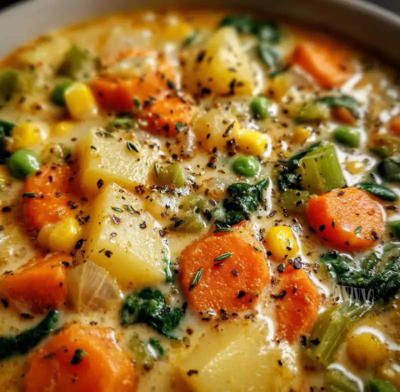 Veggie Pot Pie Soup: A Comforting Delight Awaits!