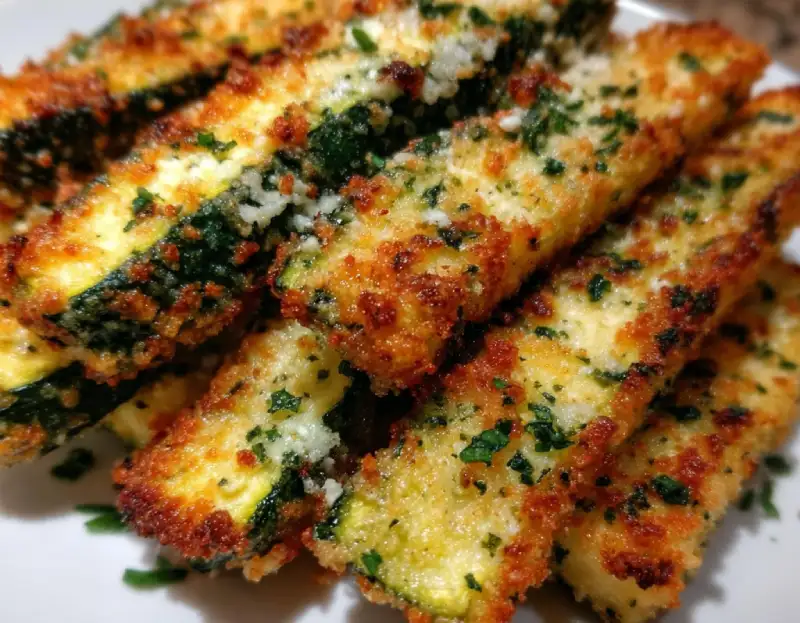 Crispy baked Parmesan zucchini you can’t resist!