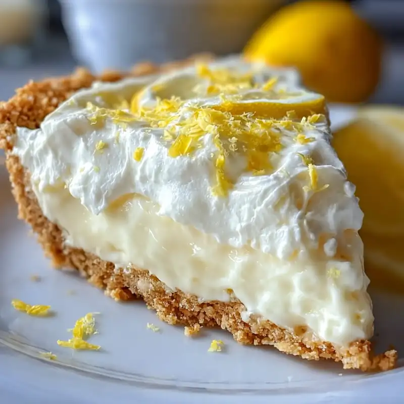 No-Bake Cream Cheese Lemonade Pie