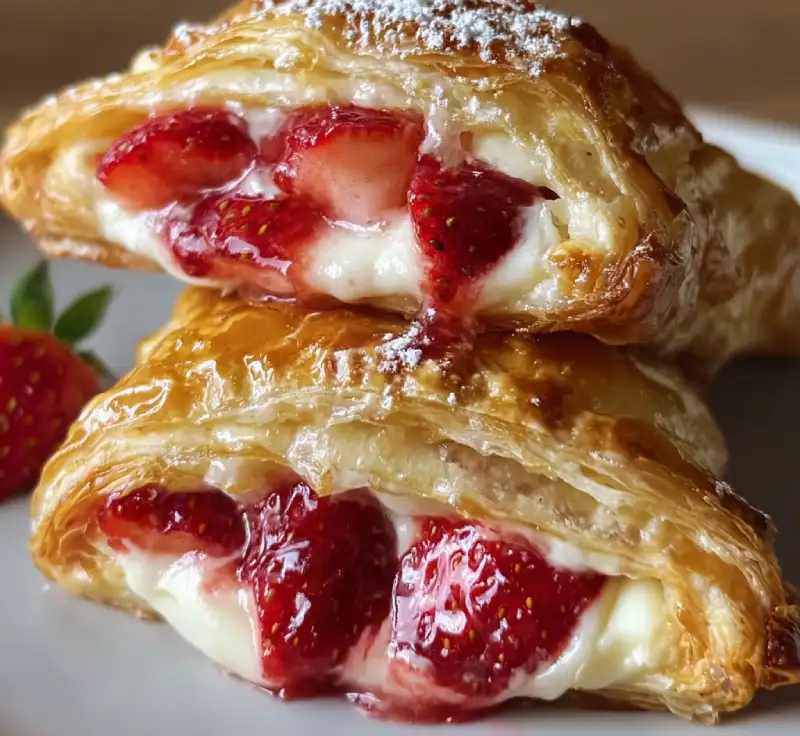 Strawberry Cheesecake Turnovers