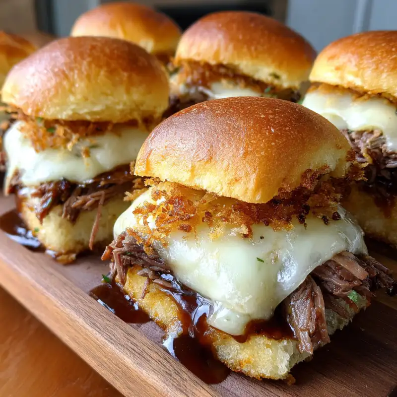 Easy French Dip Sliders