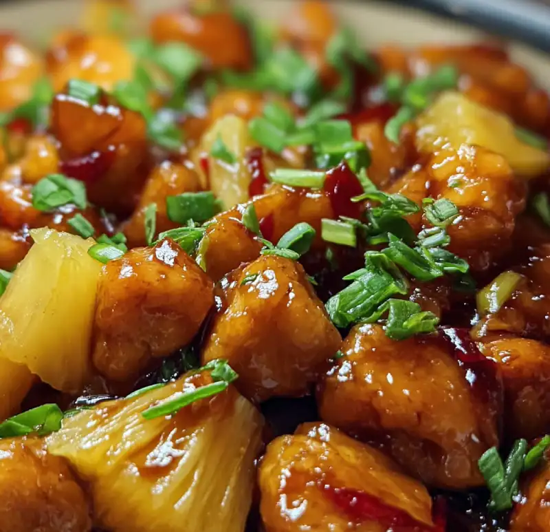 Sticky Pineapple Chicken
