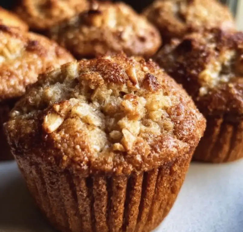 Healthy Apple Cinnamon Greek Yogurt Muffins for Easy Baking!