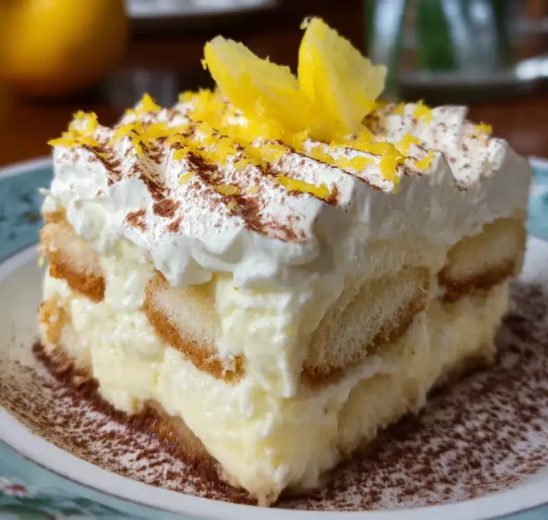 Zesty Limoncello Tiramisu