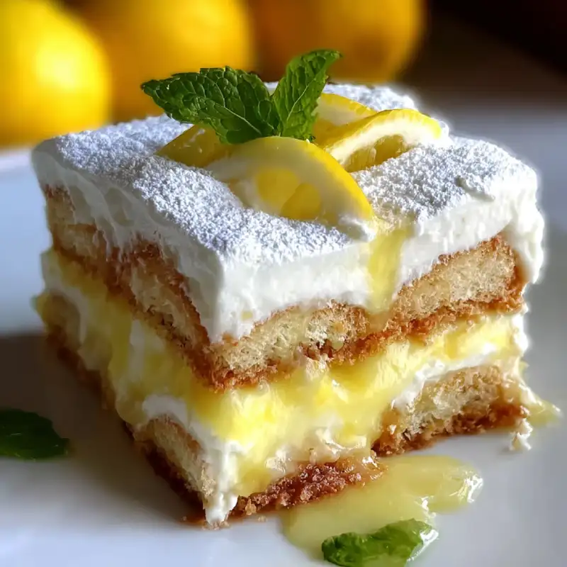 Limoncello Italian Tiramisu