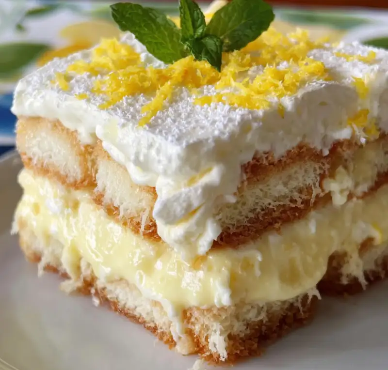 Home 2 Lemon Limoncello Italian Tiramisu: Delicious Recipe