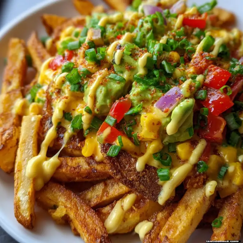 Vegan Loaded “Cheese” Fries