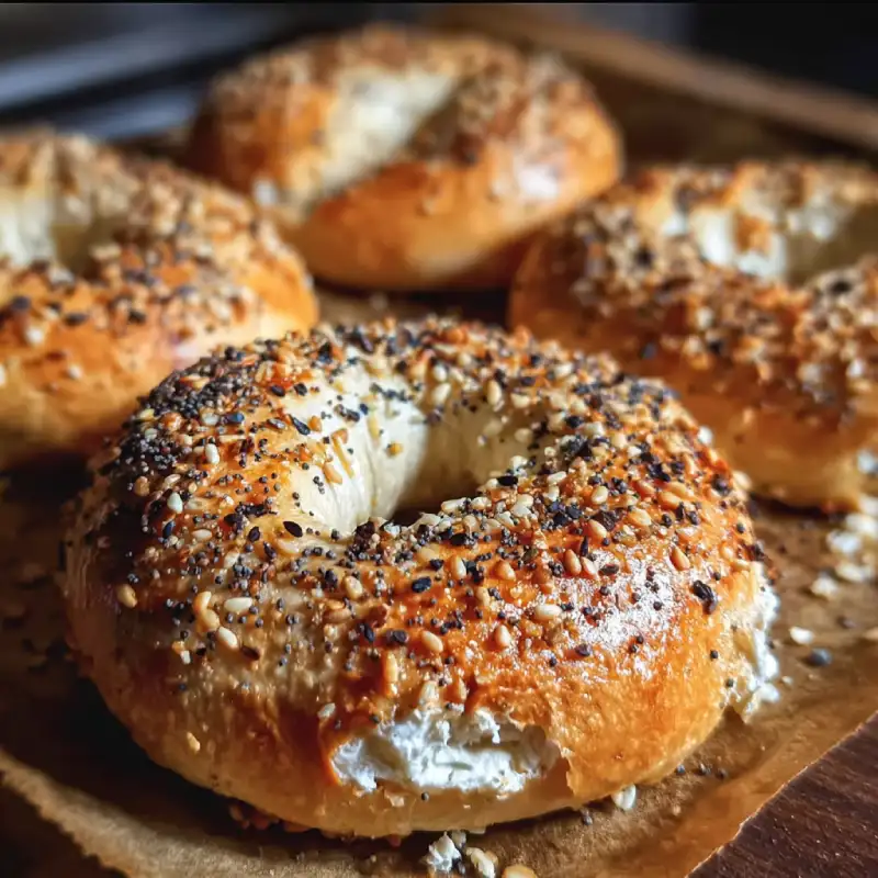 Greek Yogurt Bagels