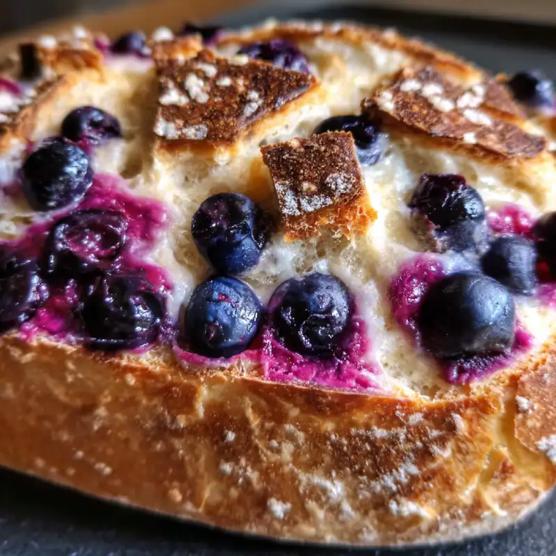 Blueberry Lemon Cream Cheese Sourdough: Delicious Recipe
