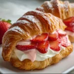 Strawberry Cream Croissant