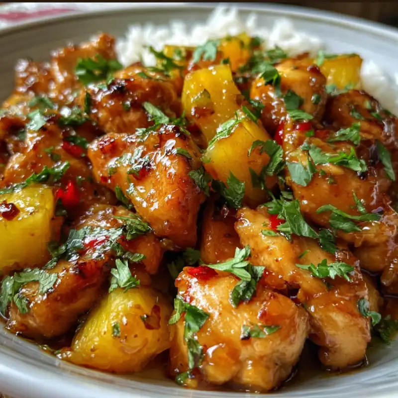 Garlic Pineapple Chicken