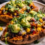 Black Bean Stuffed Sweet Potatoes