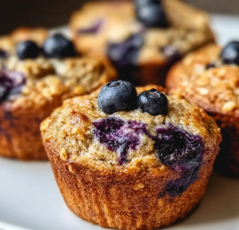 Blueberry Protein Muffins with Greek Yogurt: Delicious Recipe