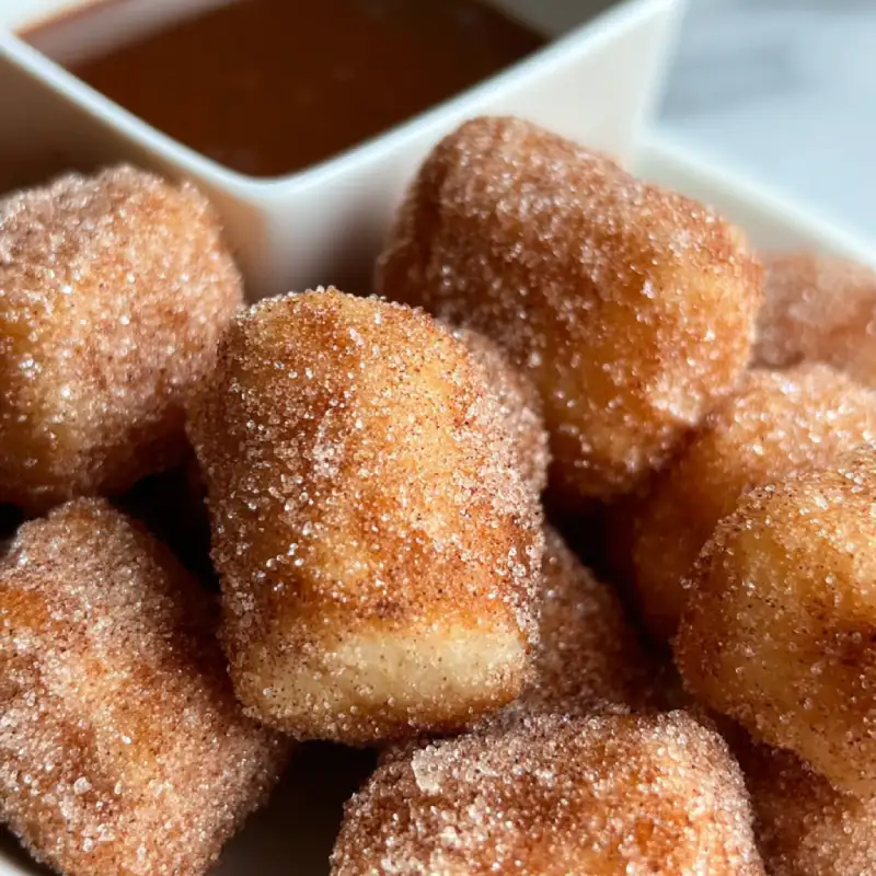 Crispy Air Fryer Churro Bites