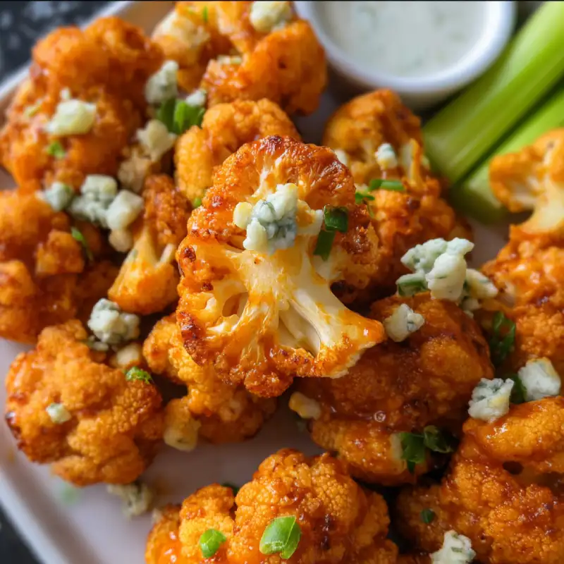 Air Fryer Buffalo Cauliflower