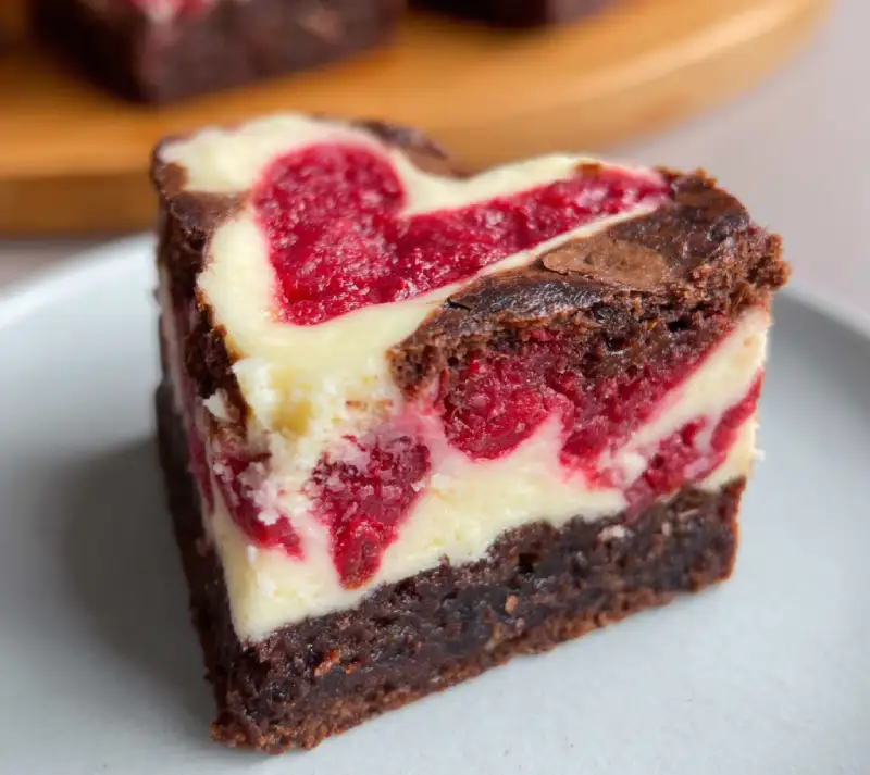 Heart Shaped Brownies