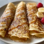 Healthy Oatmeal Crepes