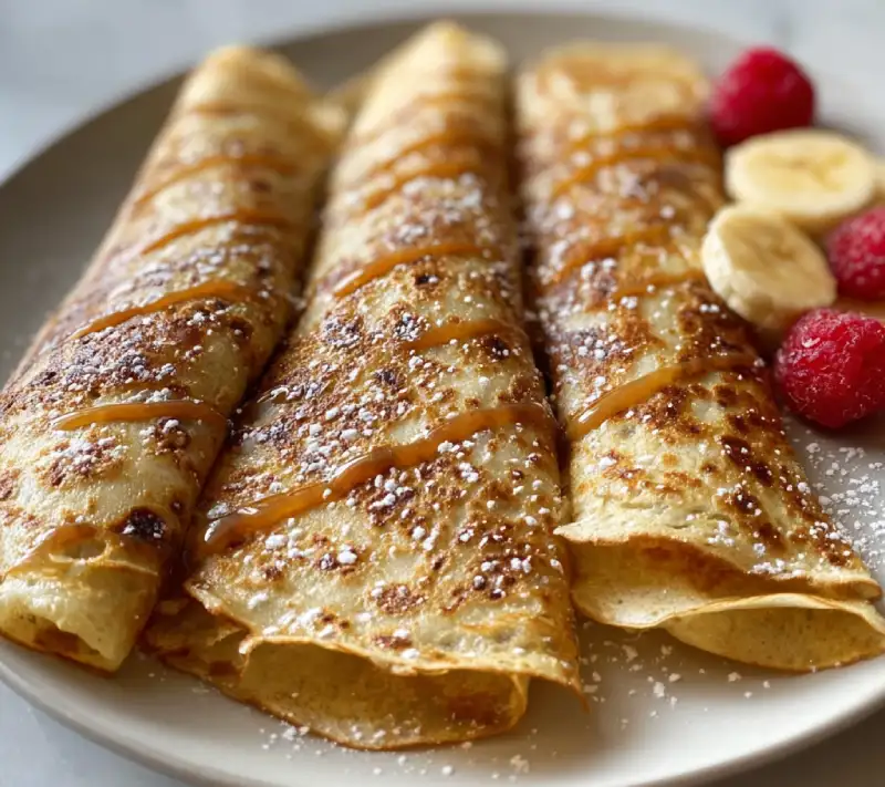 Healthy Oatmeal Crepes