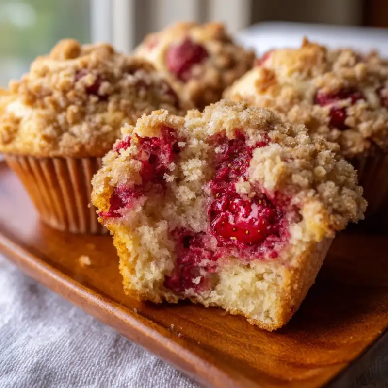 Fresh Strawberry Muffins
