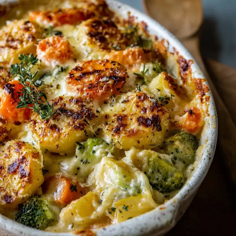 Creamy Winter Vegetable Casserole