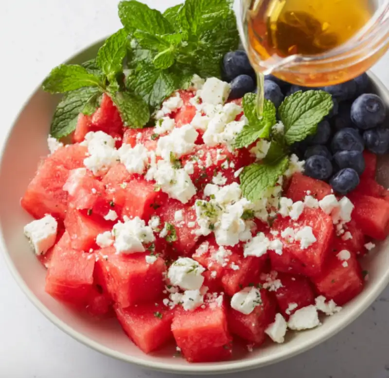 Watermelon Feta Salad: Delicious Recipe