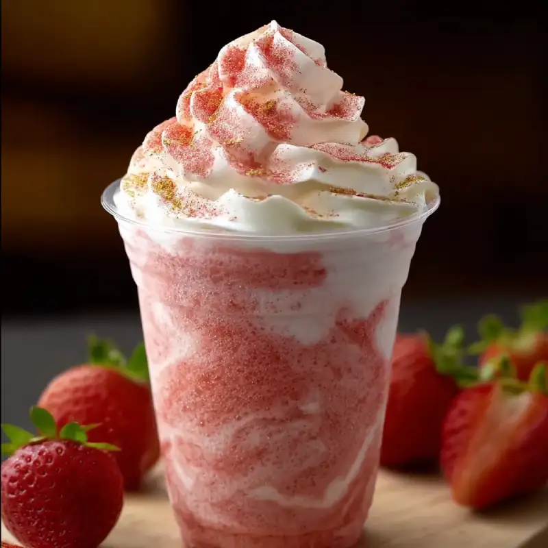 Strawberry Cream Frappuccino